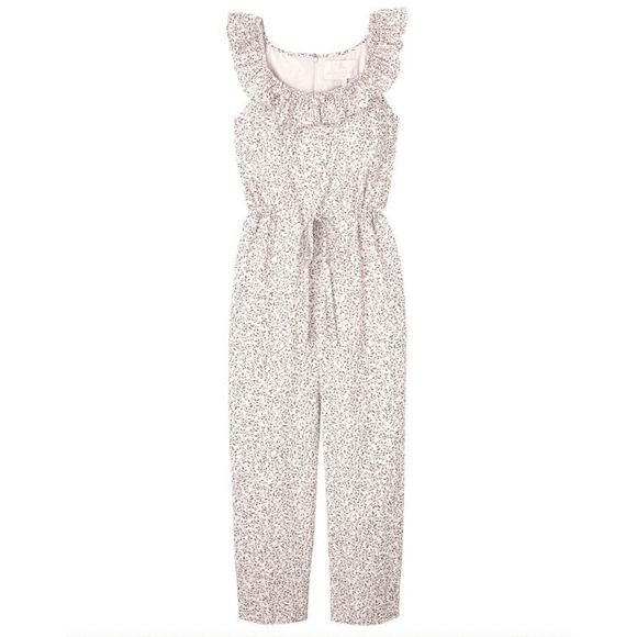 Gal Meets Glam NWT Rue Ruffle Pearl Floral Jumpsuit, Size 2, MSRP $138 - Picture 8 of 11